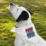 Dogs Make Everything Better Pet Bandana - Print Dog Bandana - Quote Pet Scarf - Image 6