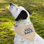 Fur Baby Pet Bandana - Colorful Dog Bandana - Word Art Pet Scarf - Image 6