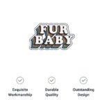 Fur Baby Pet Bandana - Colorful Dog Bandana - Word Art Pet Scarf - Image 9