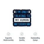 Only Talking to My Human Pet Bandana - Phrase Dog Bandana - Funny Pet Scarf - Image 9