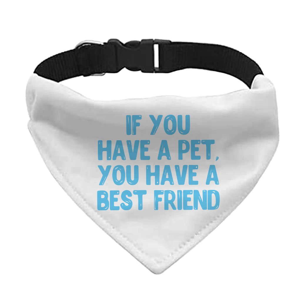 100918-7c7f7b.jpeg Cute Design Pet Bandana Collar - Quote Scarf Collar - Best Print Dog Bandana - Image 1