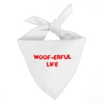 Woof Pet Bandana - Funny Dog Bandana - Cool Pet Scarf - Image 2