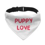 Puppy Love Pet Bandana Collar - Kawaii Scarf Collar - Best Print Dog Bandana - Image 2