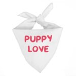 Puppy Love Pet Bandana - Kawaii Dog Bandana - Best Print Pet Scarf - Image 2