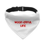 Woof Pet Bandana Collar - Funny Scarf Collar - Cool Dog Bandana - Image 2