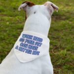 Work Hard Pet Bandana Collar - Funny Design Scarf Collar - Best Design Dog Bandana - Image 3