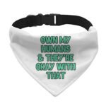 Funny Pet Bandana Collar - Printed Scarf Collar - Cool Dog Bandana