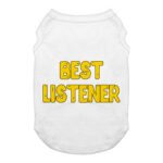 Listener Dog Tank - Funny Dog T-Shirt - Cool Dog Clothing - Image 2