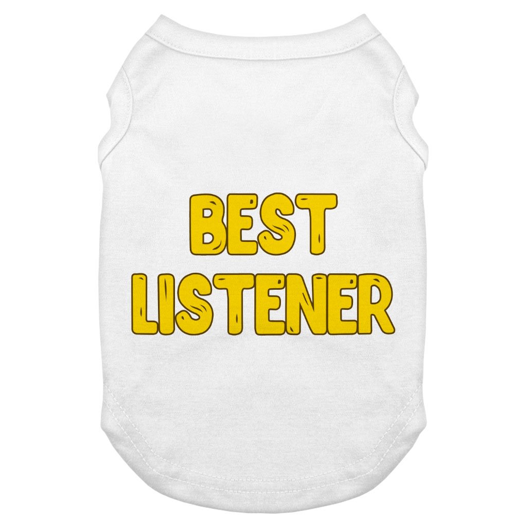 101709-c13b7b.jpeg Listener Dog Tank - Funny Dog T-Shirt - Cool Dog Clothing - Image 1
