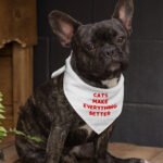 Cool Funny Pet Bandana - Funny Cat Quote Dog Bandana - Cute Pet Scarf - Image 3