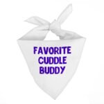 Cuddle Buddy Pet Bandana - Kawaii Dog Bandana - Cool Design Pet Scarf - Image 2