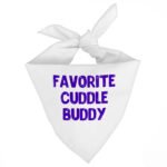 Cuddle Buddy Pet Bandana - Kawaii Dog Bandana - Cool Design Pet Scarf