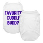 Cuddle Buddy Dog Tank - Kawaii Dog T-Shirt - Cool Design Dog Clothing - Image 3