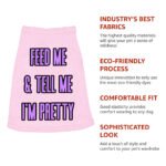 Feed Me Dog Sleeveless Shirt - Word Design Dog Shirt - Dog Theme Dog Clothing - Image 8