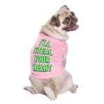 I'll Steal Your Heart Dog Sleeveless Shirt - Art Print Dog Shirt - Word Design Dog Clothing - Image 4