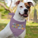 Easily Distracted Pet Bandana - Themed Dog Bandana - Colorful Pet Scarf - Image 4