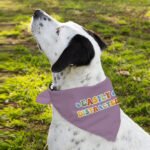 Easily Distracted Pet Bandana - Themed Dog Bandana - Colorful Pet Scarf - Image 6