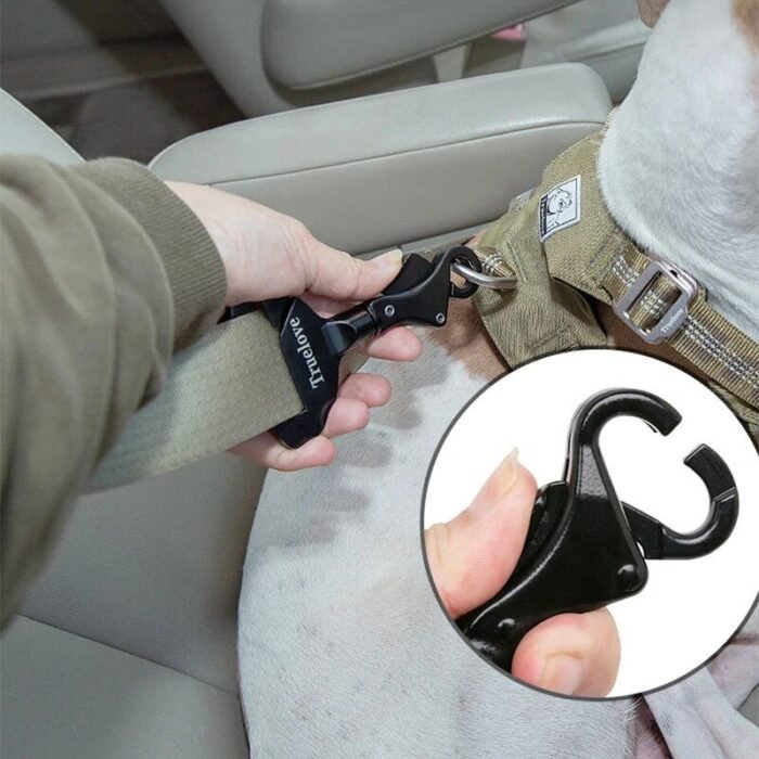 Durable Pet Car Seat Belt Buckle - Safety & Freedom for Dogs in Vehicles - Image 3