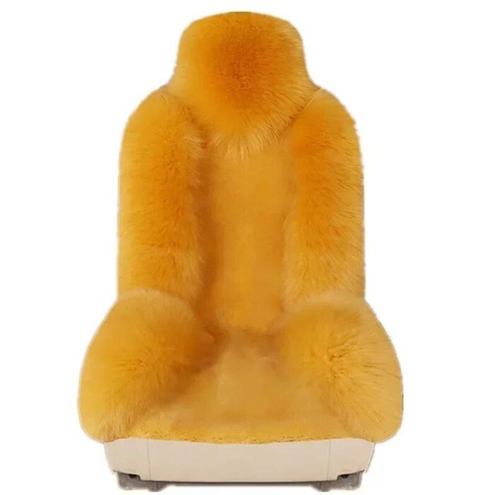 Luxurious Winter Wool Car Seat Cushion for Cold Seasons - Image 8
