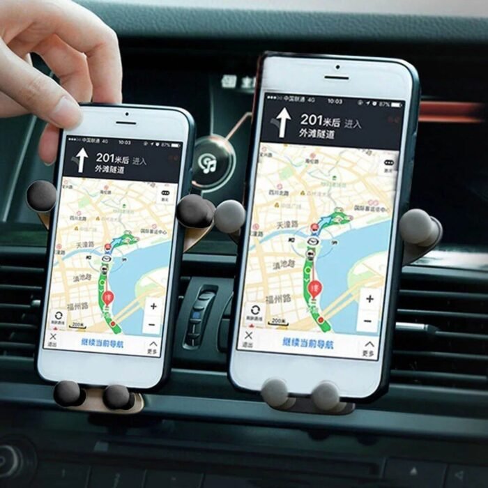 Universal Gravity Air Vent Car Phone Holder for Cellphones and GPS - Image 5