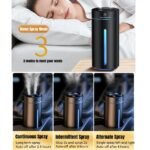 Compact 380ML Double Spray USB Car Air Humidifier and Essential Oil Diffuser with Colorful Mood Lighting - Image 5