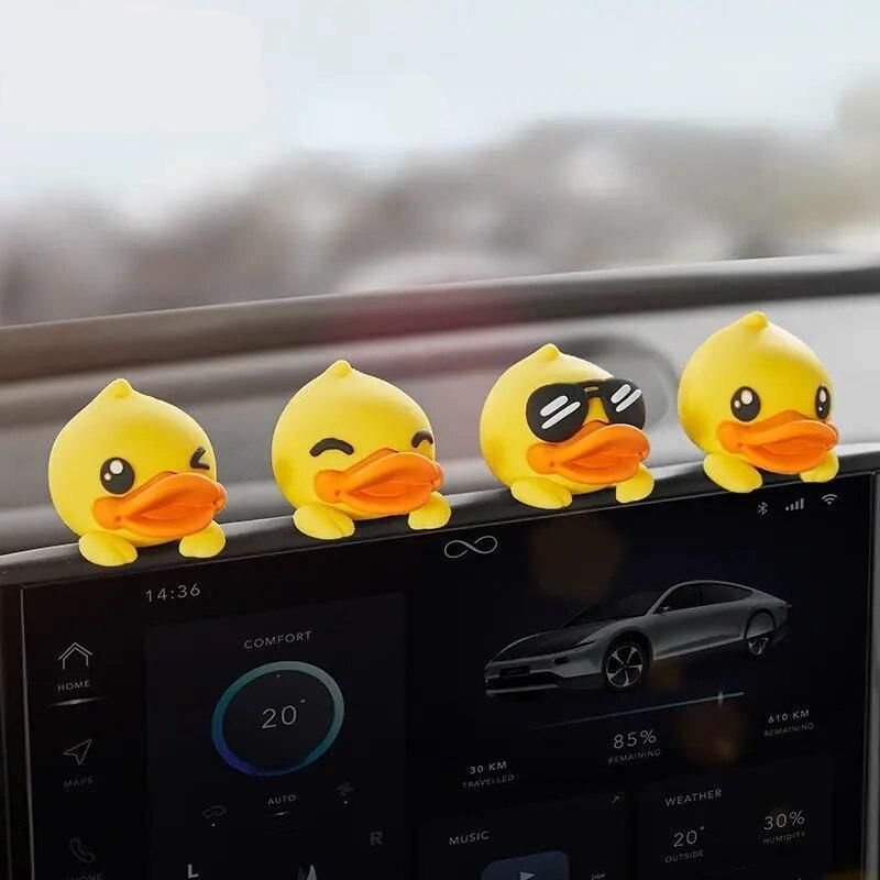 37514-a38245.jpeg Cute Yellow Duck Car Decoration - Image 1