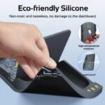 Universal 3-in-1 Car Dashboard Silicone Phone Holder with Anti-Slip GPS Mat - Image 5