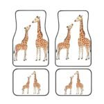 Giraffe Print Universal Car Floor Mats - Image 2