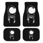 Giraffe Print Universal Car Floor Mats - Image 5