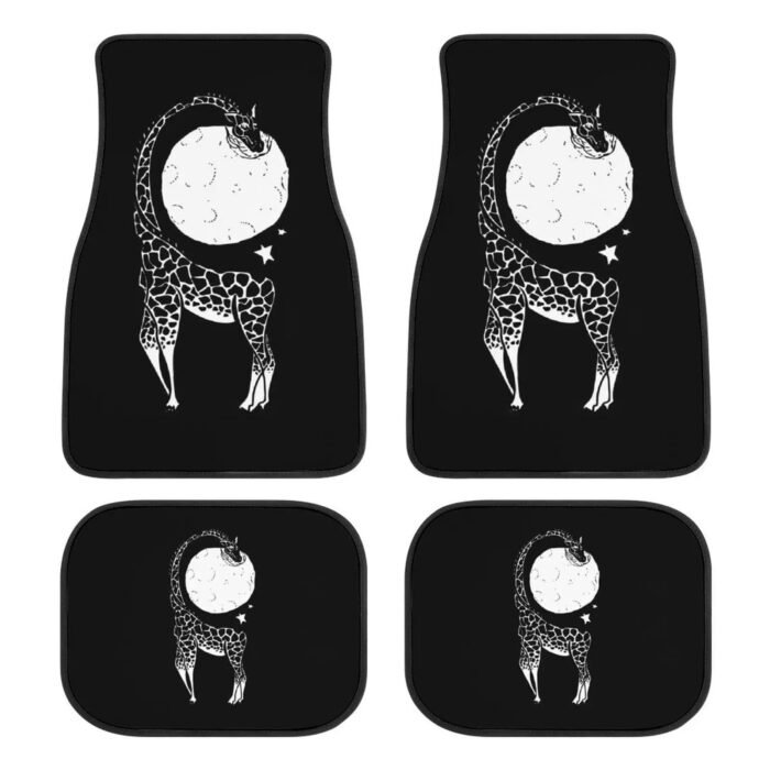 Giraffe Print Universal Car Floor Mats - Image 6