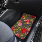 Rose-Blush Floral Car Floor Mats Set (4PCs) - Image 5
