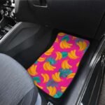 Tropical Pink Banana Print Car Floor Mats - Image 5