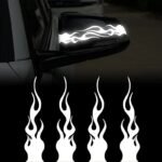 Flame Design Reflective Safety Tape for Cars and Motorcycles - Image 3