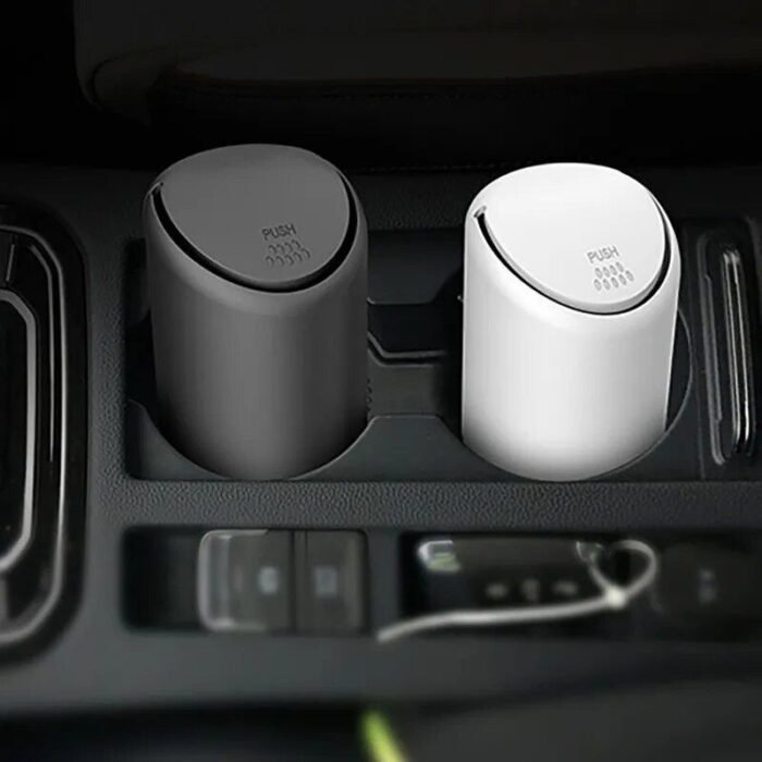 Auto Car Garbage Can Car Trash Can Silicone Garbage Dust Case Holder Rubbish Bin Auto Organizer Storage Box - Image 1