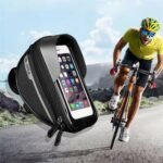 Waterproof Top Tube Bike Bag with Touch Screen Phone Holder - Image 3