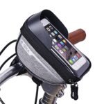 Waterproof Top Tube Bike Bag with Touch Screen Phone Holder - Image 2