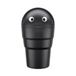 Universal Mini Car Trash Can with Swing Lid – Leakproof & Compact Auto Organizer Storage Bin