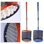 Efficient 140-Capacity Table Tennis Ball Picker with Telescopic Stainless Steel Rod - Image 3