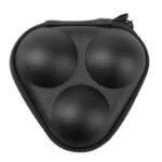Compact Table Tennis Ball Case - Durable PU Leather, 3-Ball Capacity, Portable Design - Image 3