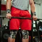 Gym Maniac Brown Camo GM Support Compression Knee Wraps - Image 4