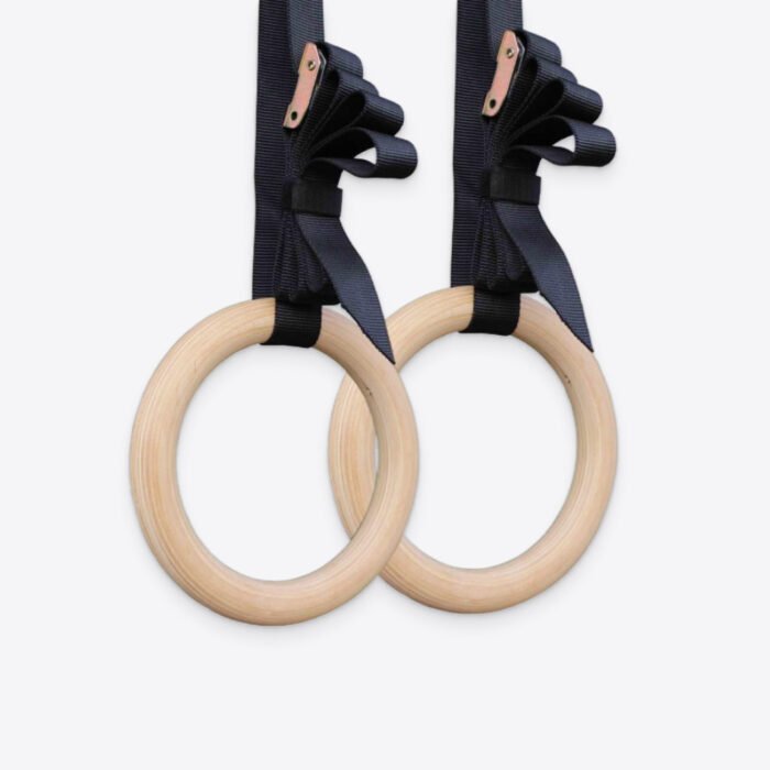 Wooden Gymnastic Rings - Image 1
