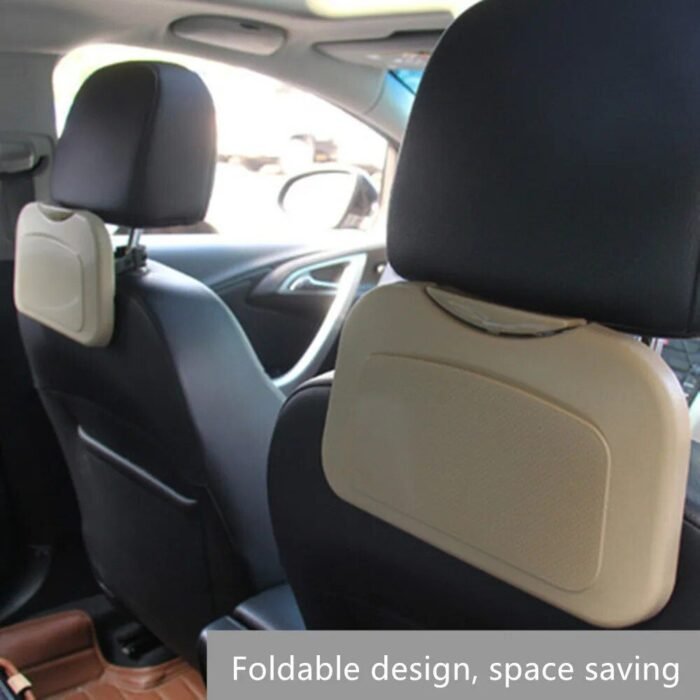 Universal Car Backseat Organizer with Foldable Food and Drink Tray - Image 5