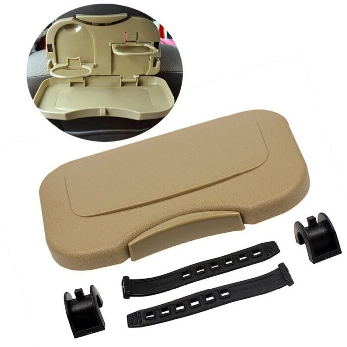 Universal Car Backseat Organizer with Foldable Food and Drink Tray - Image 8