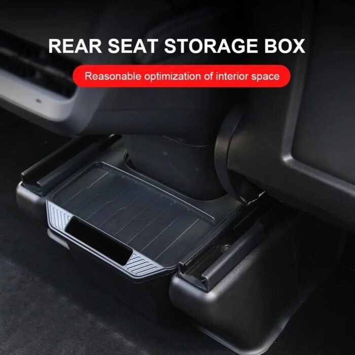 Model Y 2021-2023 Tesla Rear Console Storage Box & Organizer with Cover - Image 4