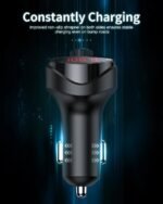 3.0 Quick Car Charger with 3-in-1 Universal USB Cable for Major Smartphone Models - Image 8
