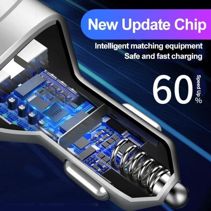3.0 Quick Car Charger with 3-in-1 Universal USB Cable for Major Smartphone Models - Image 5