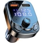 4.8A Dual USB Car Charger Wireless Bluetooth 5.0 FM Transmitter