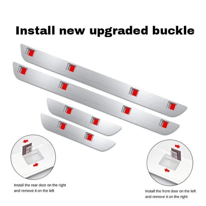 RGB Custom Car Door Sill LED Lights with Personalization Option - Image 6