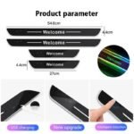 RGB Custom Car Door Sill LED Lights with Personalization Option - Image 5