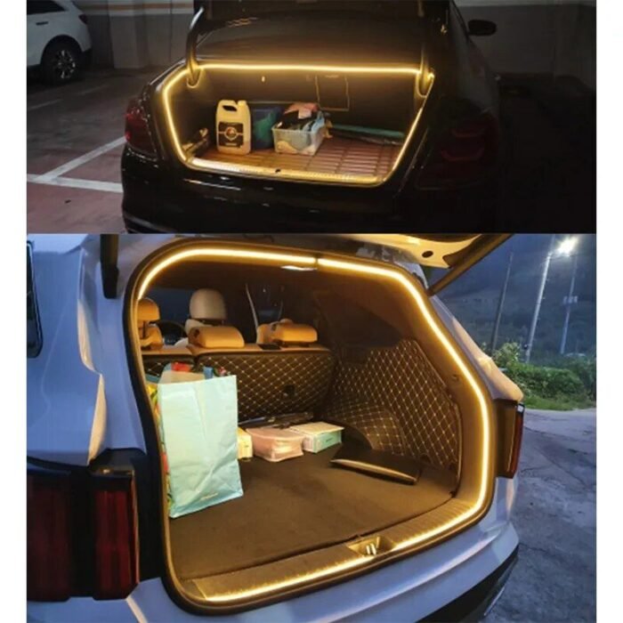 12V Universal 5M LED Ambient Lighting Strip for Car Trunks & Outdoors - Image 2